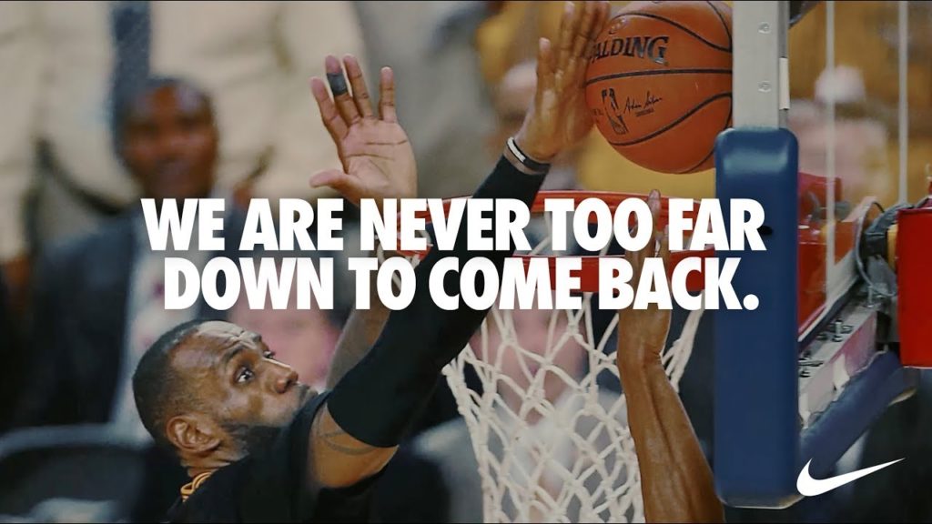 Nike - Never Too Far Down Campaign Featuring Lebron James 